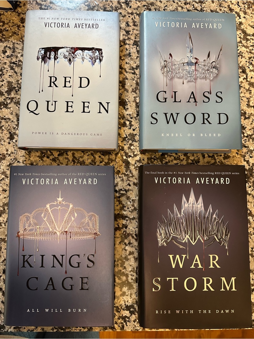 Red Queen Series Hardcover Book Set 1-4 by Victoria Aveyard